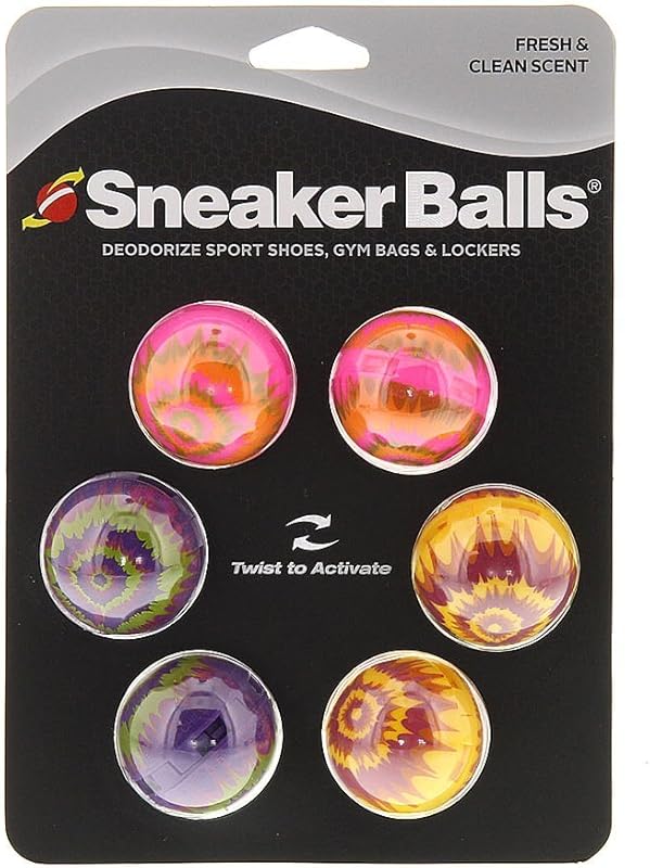 Sneaker Balls Odor Fighting Fresheners Eliminates Radial Tie Dye